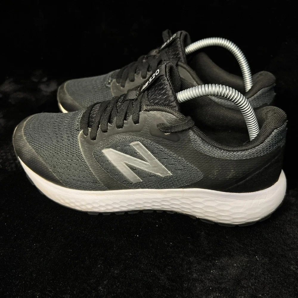 New Balance 520 W520LK6 Womens 9 Athletic Running Shoes Black Gray‎ Sneakers